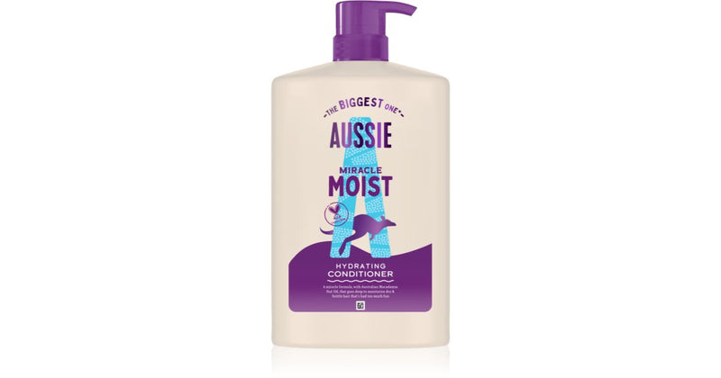 Aussie Miracle Moist balsamo idratante per capelli rovinati e secchi 1000 ml