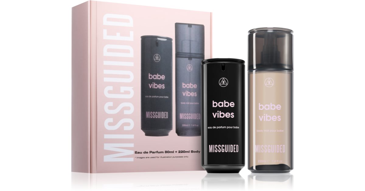 Missguided Babe Vibes presentset för kvinnor 2 st