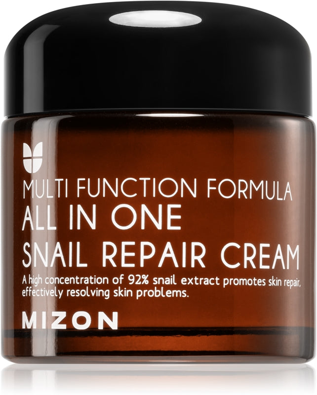 Mizon Fórmula multifuncional Creme regenerador com 92% de baba de caracol filtrada 75 ml