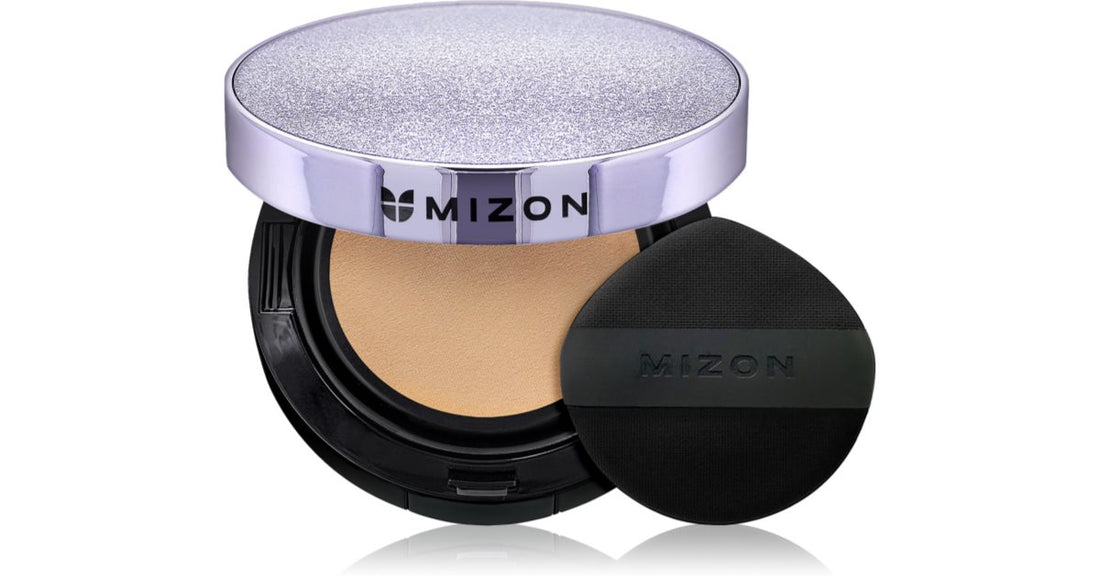 Mizon Vegane Collagen SPF38 PA++ langanhaltende Cushion Foundation mit hohem UV-Schutz, Farbe 