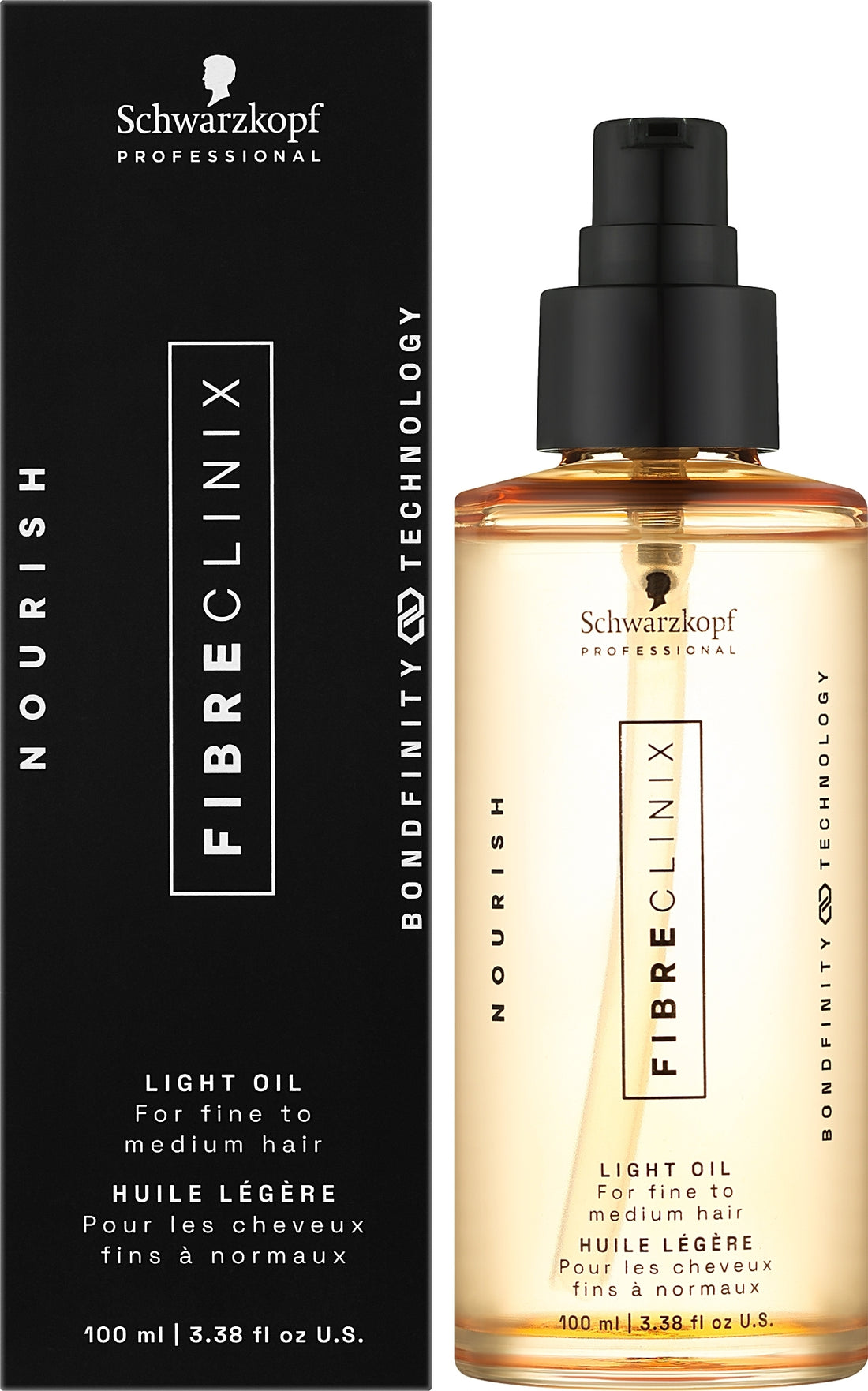 Olio per capelli, leggero Schwarzkopf Professional Fiber Clinix Bonding Light Oil 100 ml