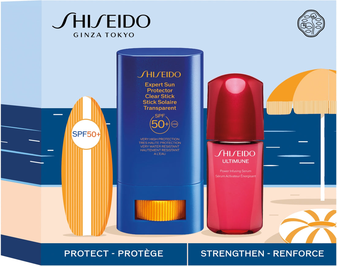 Set Shiseido Expert Sun Protector Clear Stick Set (stick/20g + ser/10ml)