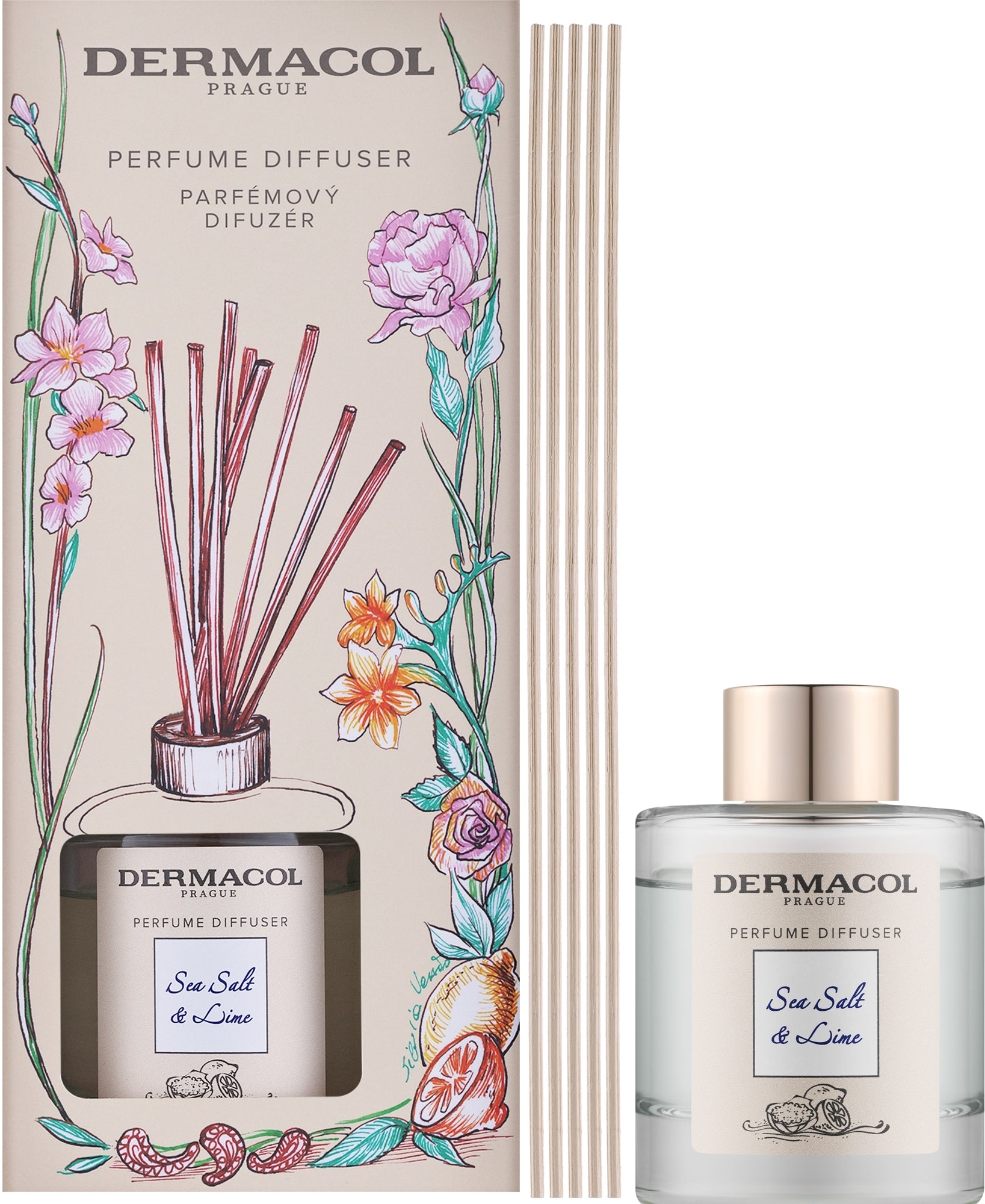 Dermacol Sea Salt And Lime Diffusore di aromi 100 ml