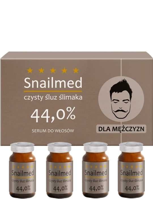 Siero nutriente per barba e viso Snailmed 4 x 8 ml