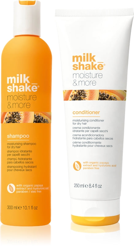 milk_shake® Moisture &amp; More Duo Pack set per capelli secchi da donna