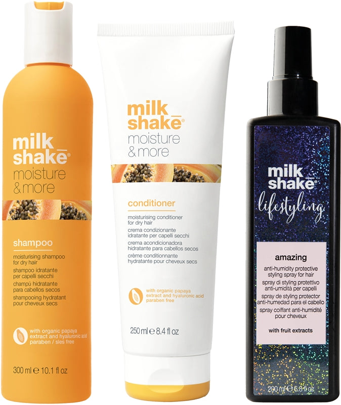milk_shake® Moisture & More set per capelli secchi