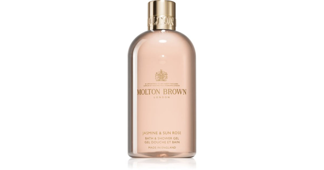 Molton Brown Gel de duș Jasmine &amp; Sun Rose pentru femei 300 ml