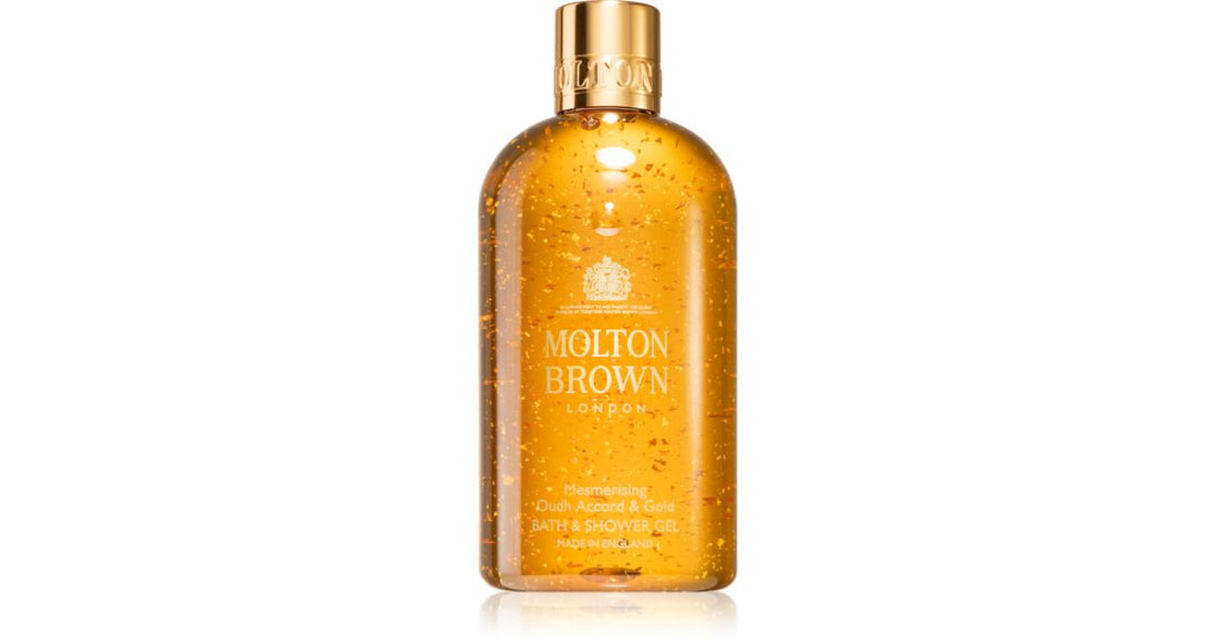 Molton Brown Oudh Accord&amp;Gold virkistävä suihkugeeli 300 ml