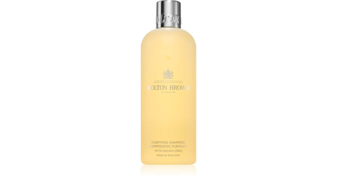 Molton Brown Rzeżucha Indyjska Oczyszczający szampon oczyszczający odżywiający i rozjaśniający 300 ml