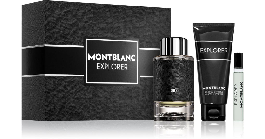 Conjunto de presente Montblanc Explorer para homens