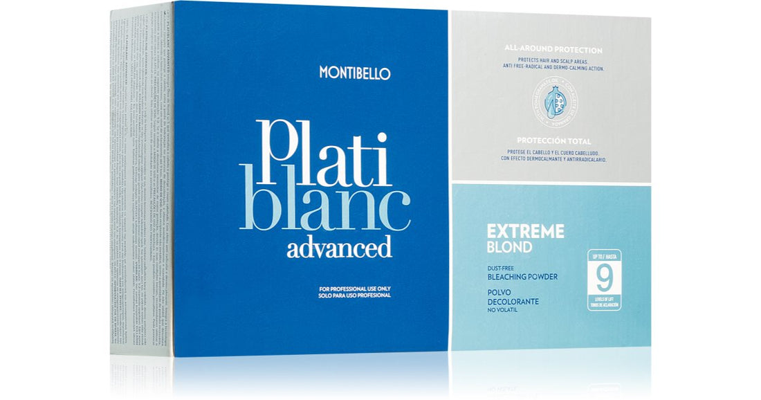 Montibello Plati blanc blekpulver med lavendel Extrem blond 2x500 g