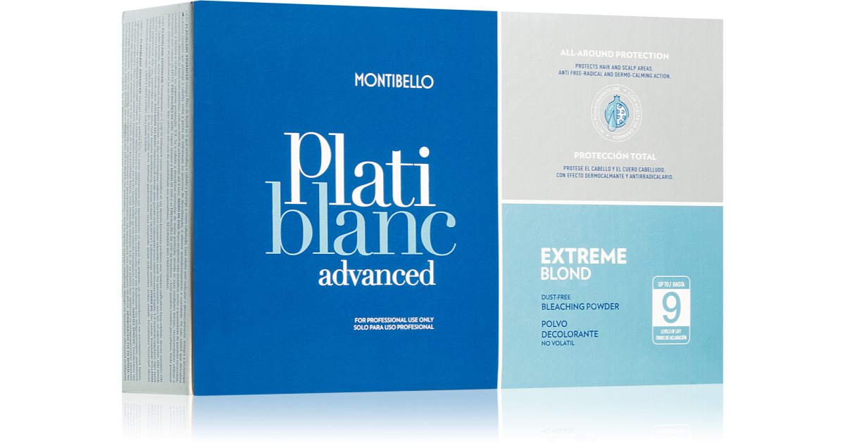 Montibello Plati blanc bleekpoeder met lavendel Extreem blond 2x500 g