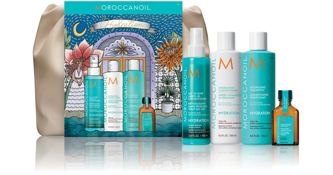 Moroccanoil Hydreringssæt (til tørt hår) 4 stk