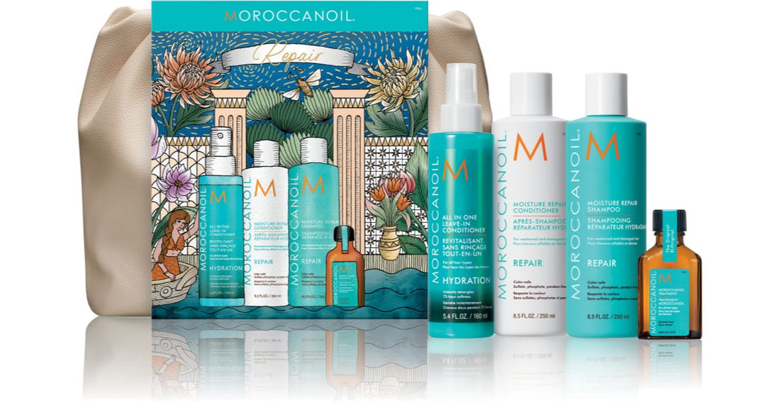 Moroccanoil 리페어 재생 트리트먼트 (약하고 지친 모발용) 4pcs