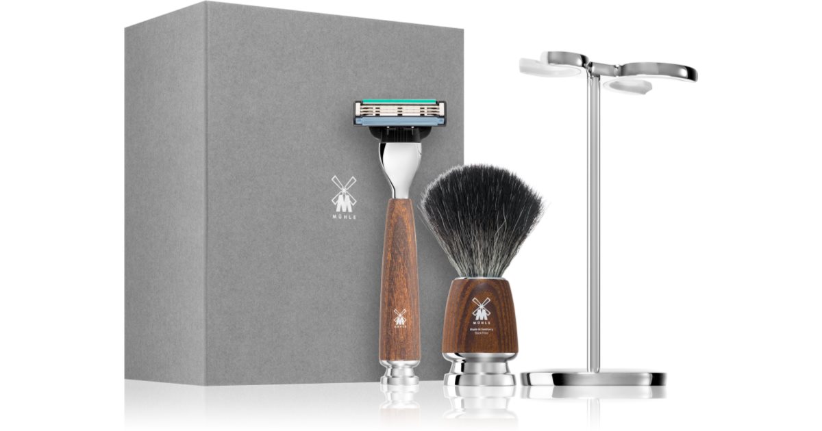 Mühle RYTMO Sæt Sort Resin barbersæt 1 stk