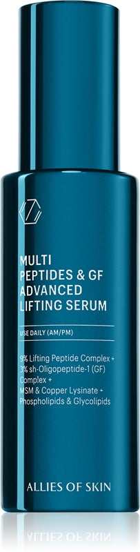 Allies of Skin Multi Peptides &amp; GF Advanced Lifting Serum siero liftante viso 50 ml