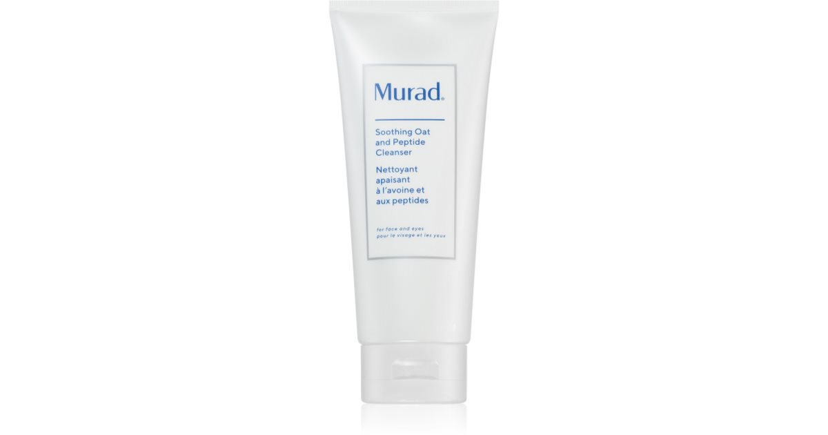 Murad Soothing Oat and Peptide verzachtende reinigingscrème voor de huid met eczeem 200 ml