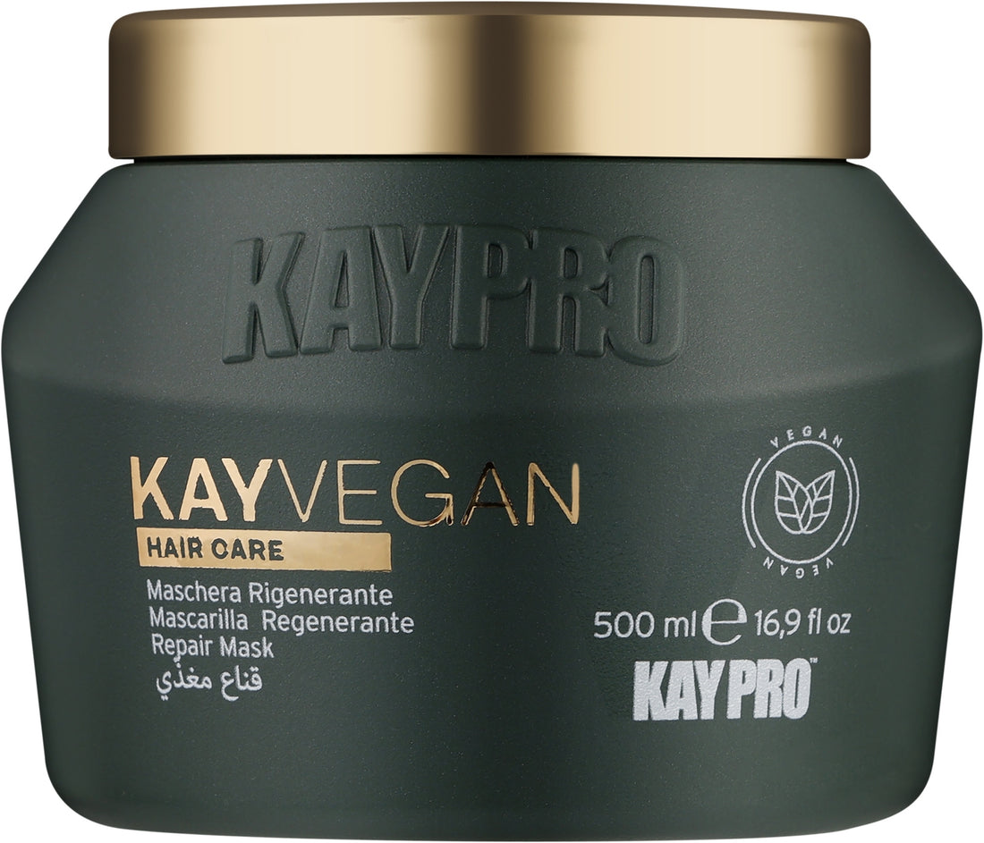 Maschera rigenerante per capelli danneggiati KayPro KayVegan Repair Mask 500 ml