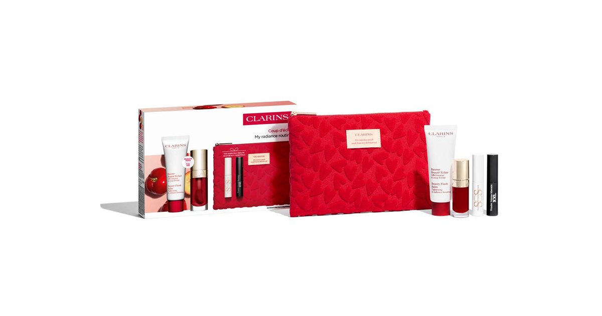 Clarins Coffret cadeau Ma Routine Éclat pour une peau sublime