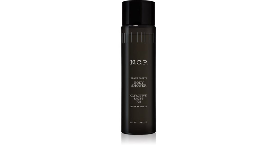 N.C.P. Olfactives 702 Musk &amp; Amber parfümiertes Unisex-Duschgel 250 ml