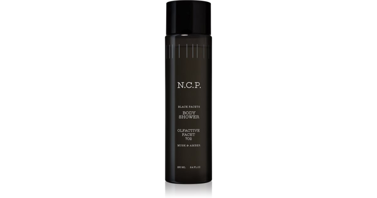 N.C.P. Olfactives 702 Musk &amp; Amber parfümiertes Unisex-Duschgel 250 ml