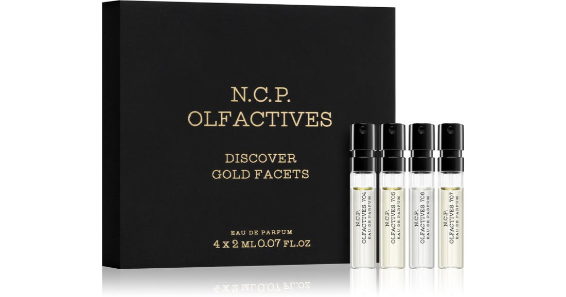 Conjunto de descoberta de facetas de ouro NCP Olfactives