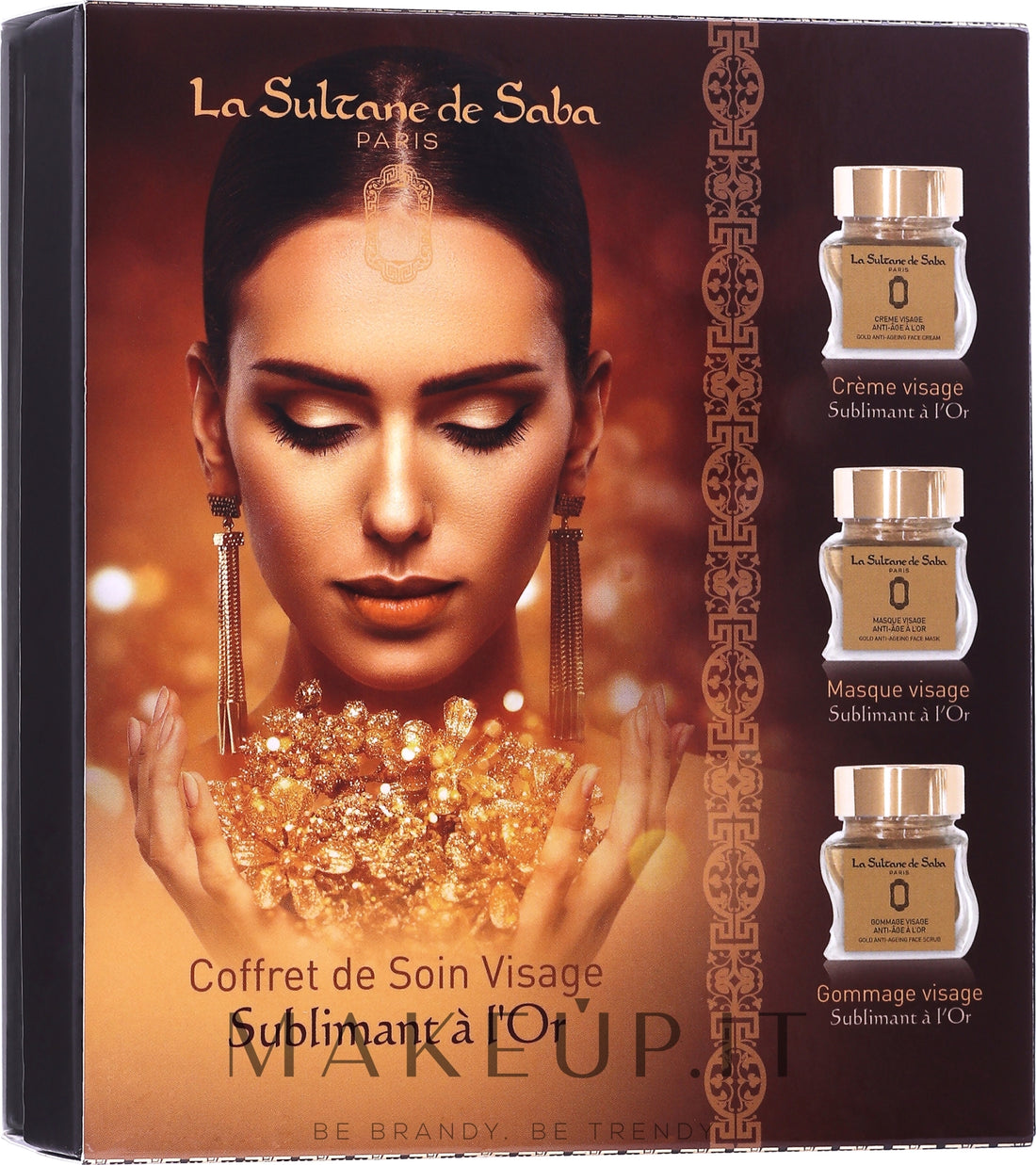 Set La Sultane De Saba Gold &amp; Champagne Gold Anti-Ageing Gift Set (f/cr/50ml + f/mask/50ml + f/scrub/50ml)