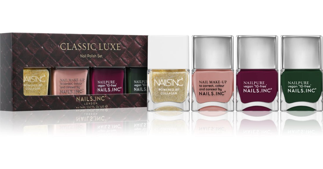 Nails Inc. Set de esmaltes de uñas Classic Luxe