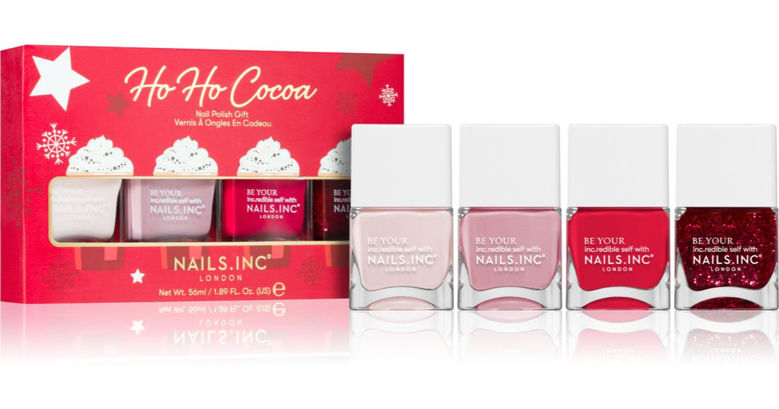 Nails Inc. סט מתנות לחג המולד של Ho Ho Cocoa (לציפורניים)