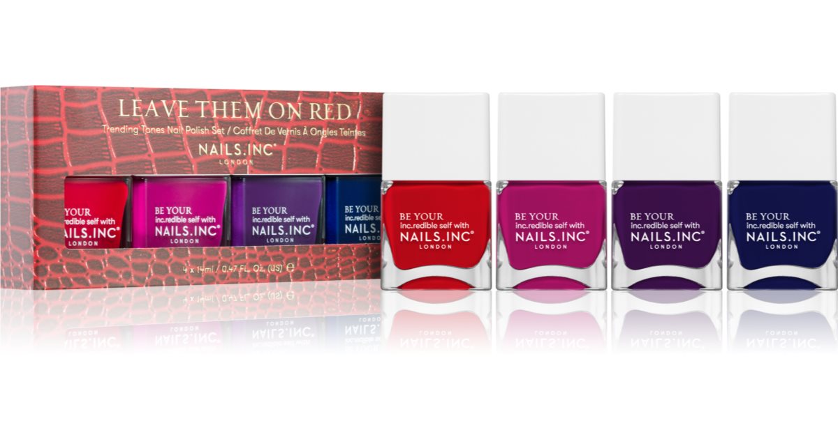 Nails Inc. Laissez-les en rouge