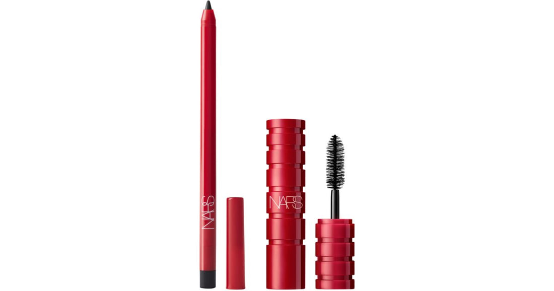 Nars Climax geschenkdoos (voor rokerige make-up) mini volumegevende mascara 2,5 g + longlasting eyeliner in potlood 0,5 g