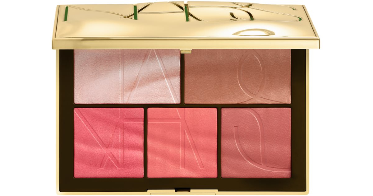 Nars Pure Luxe Lichtreflecterende Oogschaduw en Blush Palette MEDIUM TOT DIEP 17,4 g