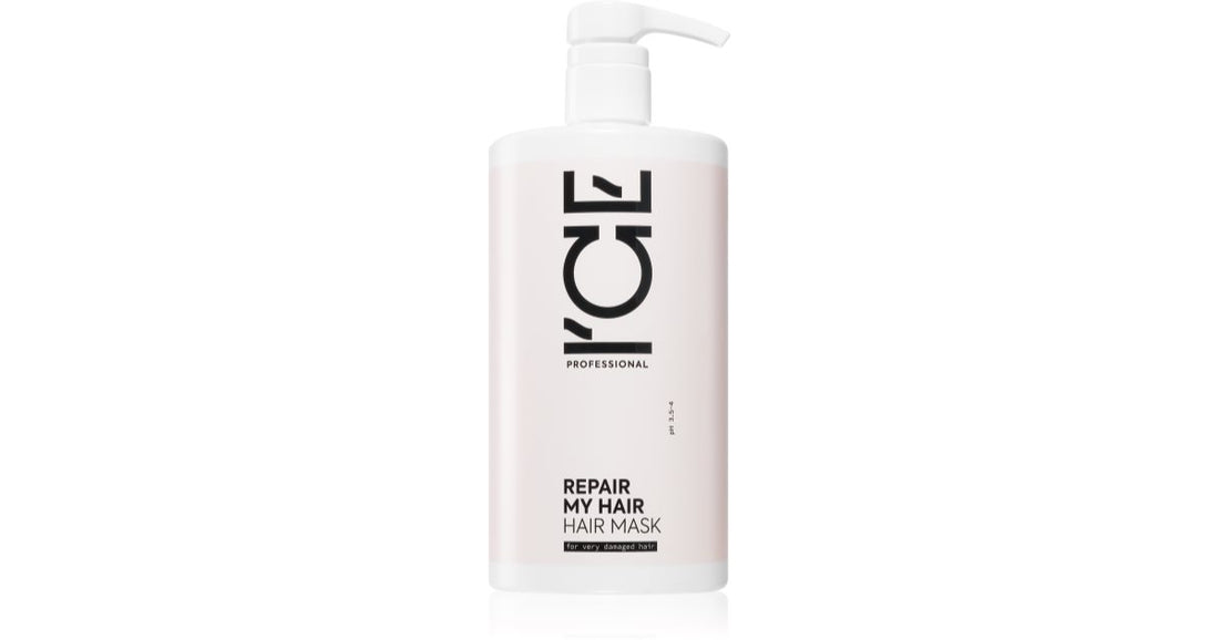 Natura Siberica ICE professionel reparation maschera hårregenerator med keratin 750 ml