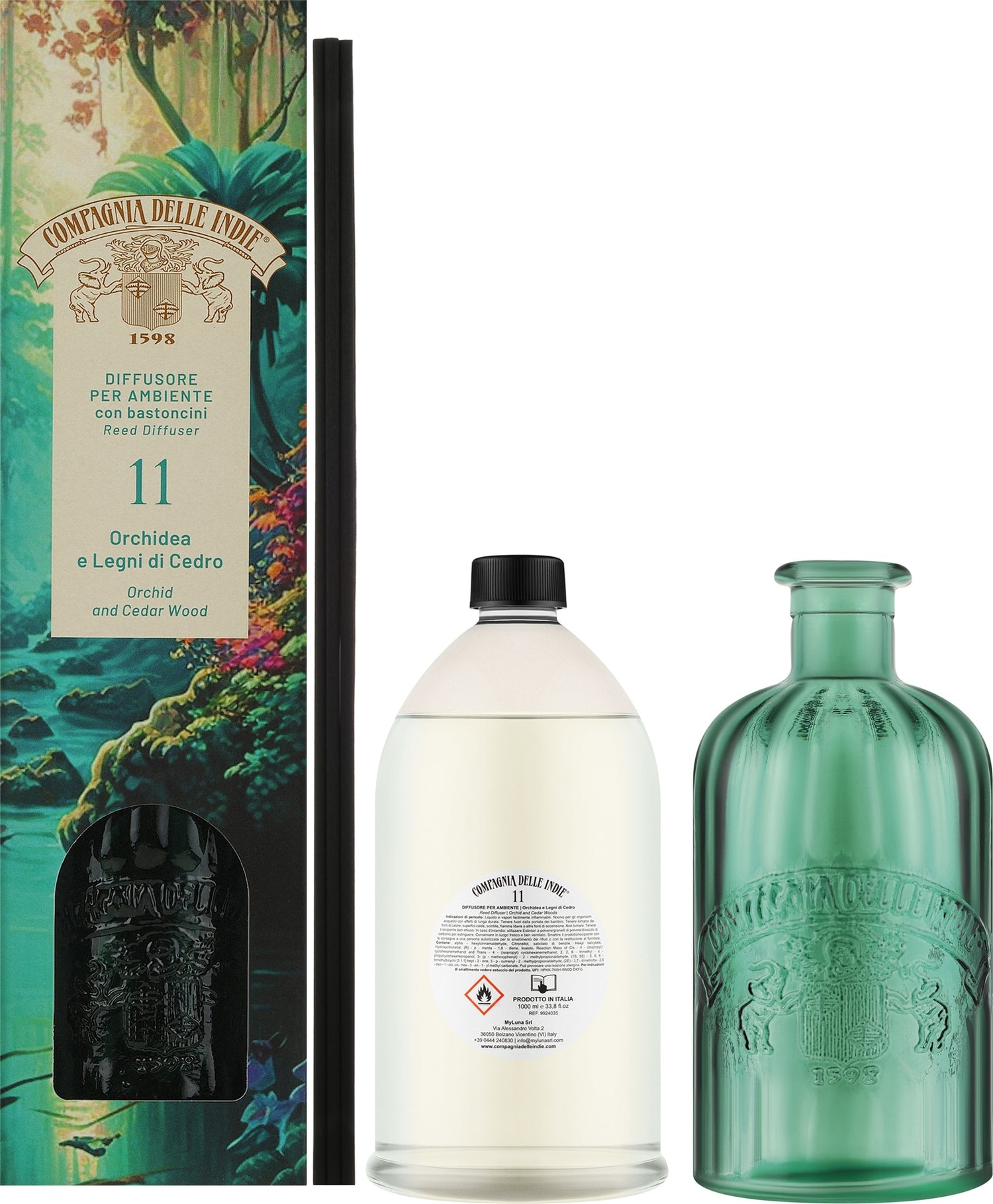 Compagnia Delle Indie 11 Orchidea E Legni Di Cedro Diffusore di aromi 1000 ml