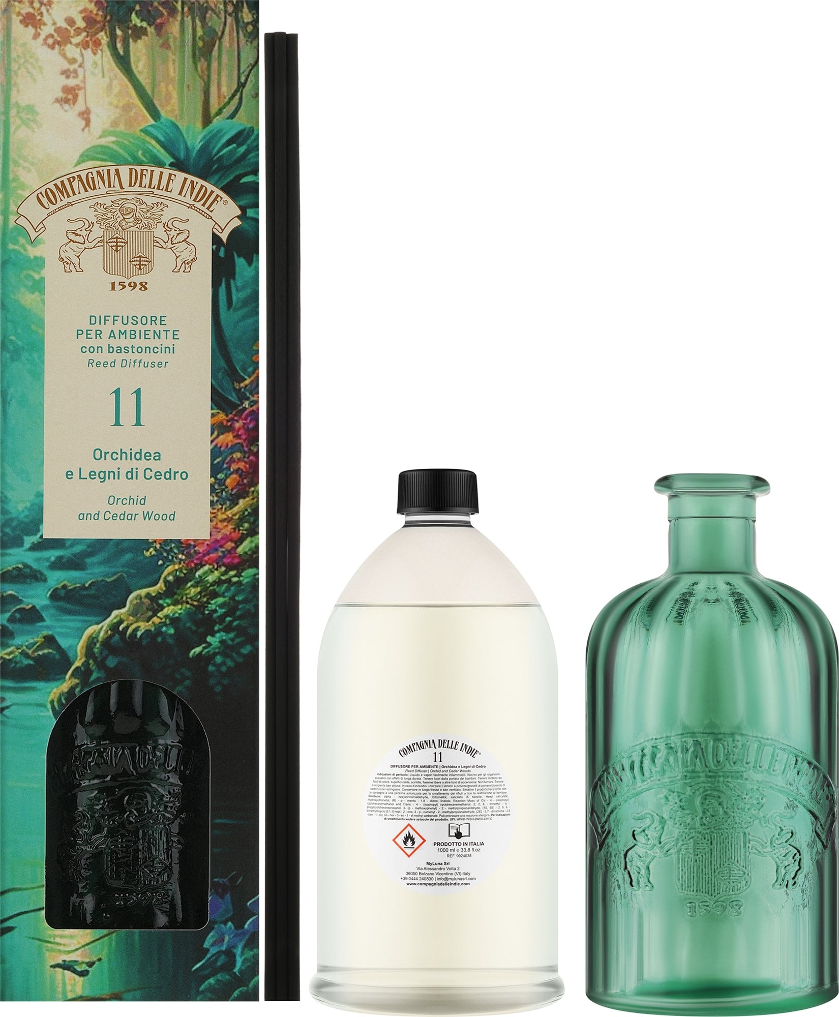 Compagnia Delle Indie 11 Orchidea E Legni Di Cedro Diffusore di aromi 1000 ml
