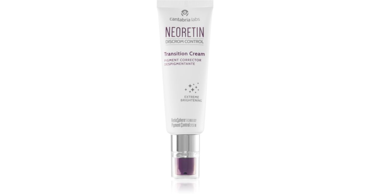 Neoretin Discrom kontroll Transition lightening cream med regenererende effekt 50 ml