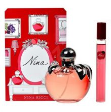 Nina Ricci Zestaw upominkowy Nina Woda toaletowa Donna 50 ml miniaturowa i Nina Woda toaletowa Donna 10 ml