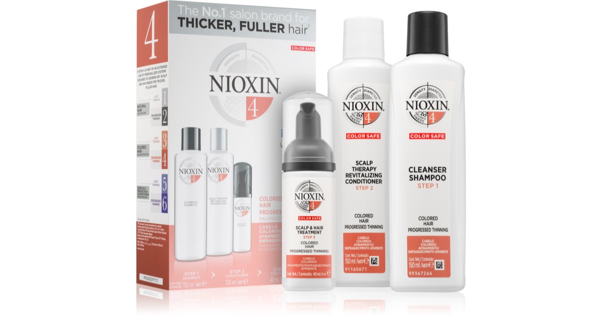 Nioxin System 4 Color Safe Gift Set (For Colored Hair)