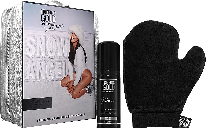 Dripping gold Set regalo Angelo di neve — Set skincare