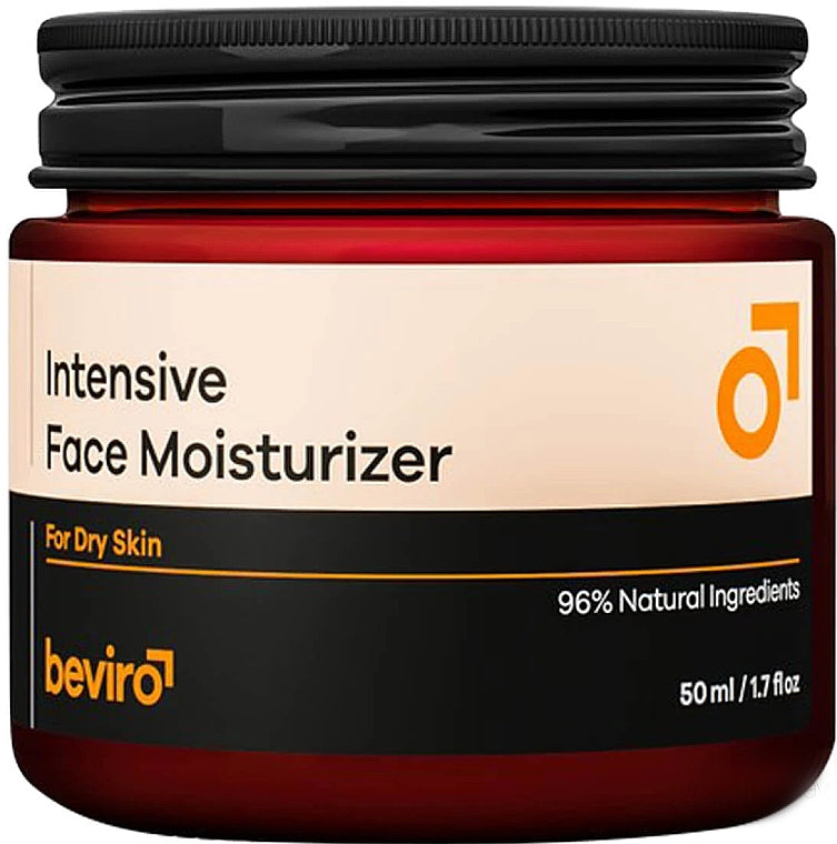 Beviro Intensive Feuchtigkeitscreme für trockene Haut für Männer, 50 ml