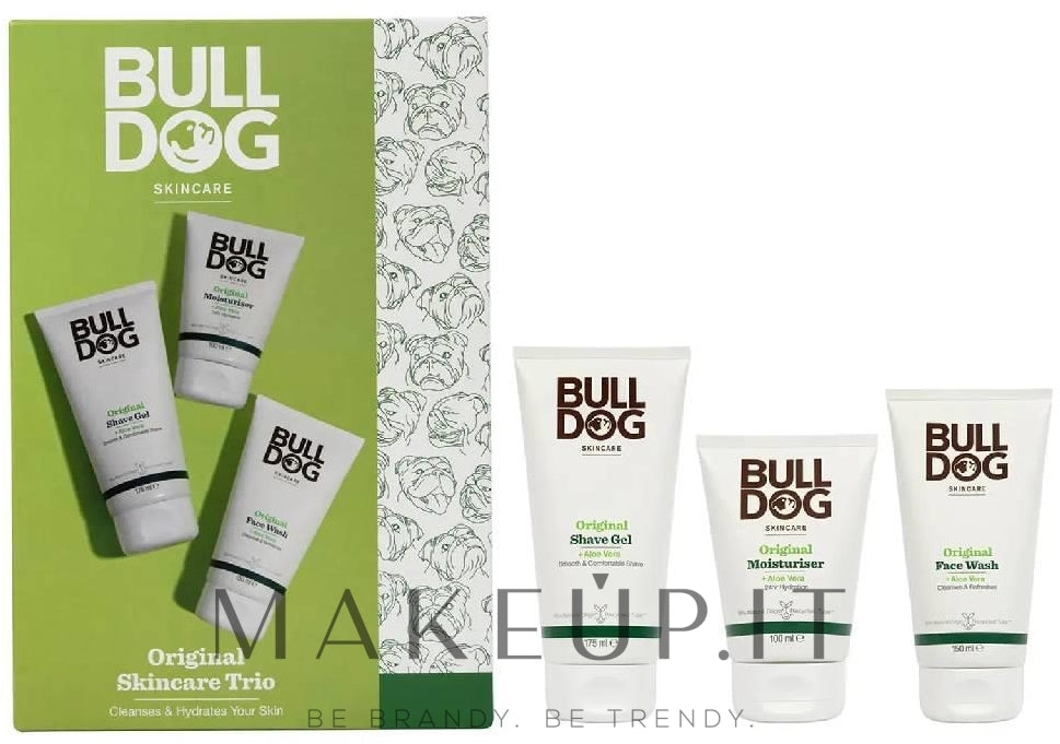 Set Bulldog Skincare Original Skincare Trio Set (sh/gel/175mln + f/wash/150ml + f/cr/100ml)