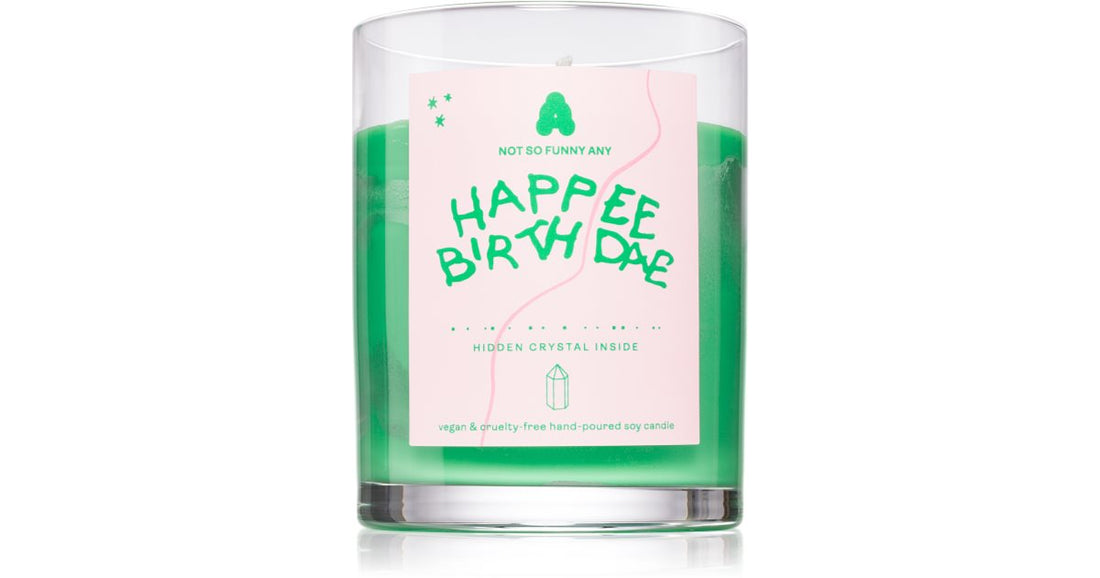 Not So Funny Any Crystal Hapee Birthdae Candle 220 g