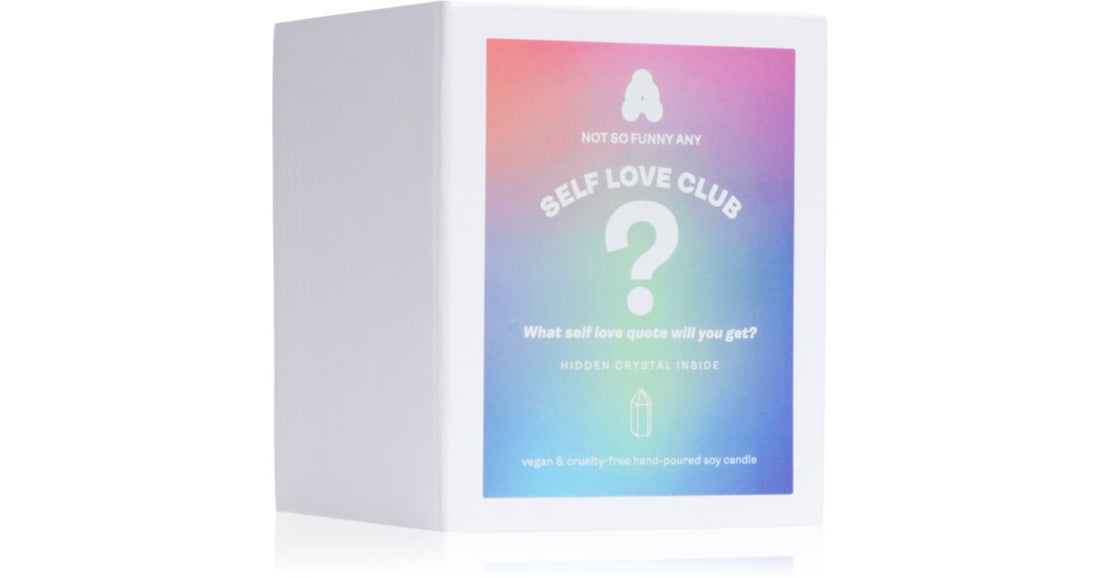 Inte så rolig någon Crystal Self Love Club Candle 220 g