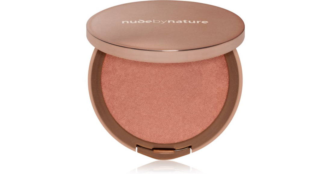 Nude by Nature Cashmere Blush πούδρα θρεπτικό αποτέλεσμα Χρώμα Desert Rose 6 γρ