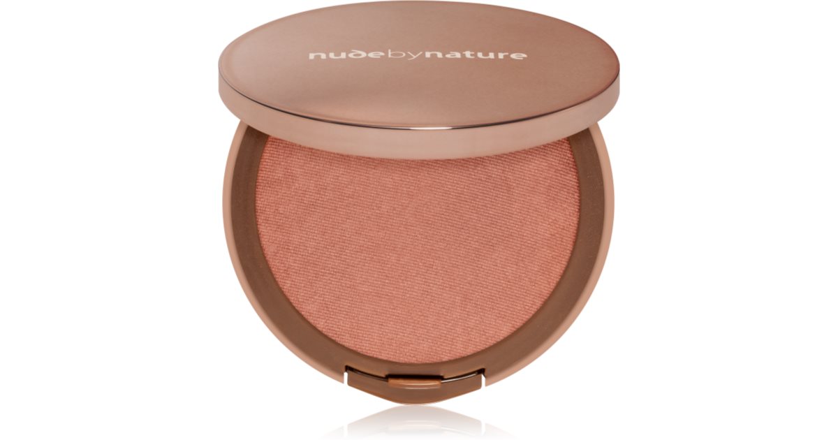 Nude by Nature Róż Cashmere Blush puder z efektem odżywczym i kolorem Desert Rose 6 g