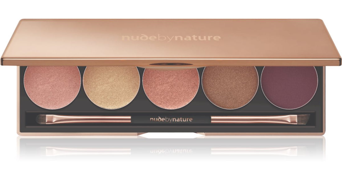 Nude by Nature Paleta de sombras de ojos Natural Illusion Soft Rose 5x2 g