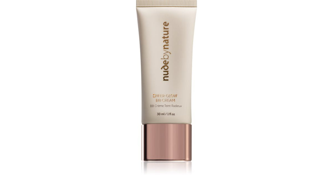 Nude by Nature Sheer Glow BB Cream осветляющий цвет 02 Soft Sand 30 мл