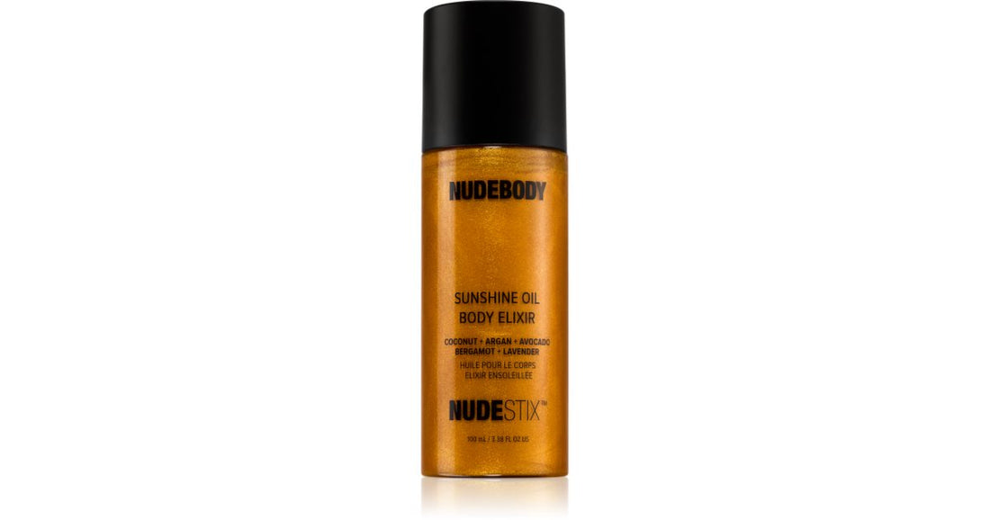 Nudestix Nudebody Sunshine Elixir olio idratante corpo con effetto di abbronzatura leggera 100 ml