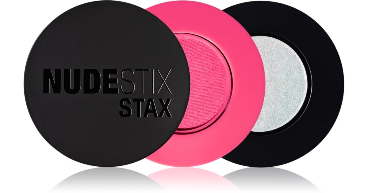 Set Nudestix Stax makeup multifunzione per occhi, labbra e viso colore Pinkglow 2x2,5 g