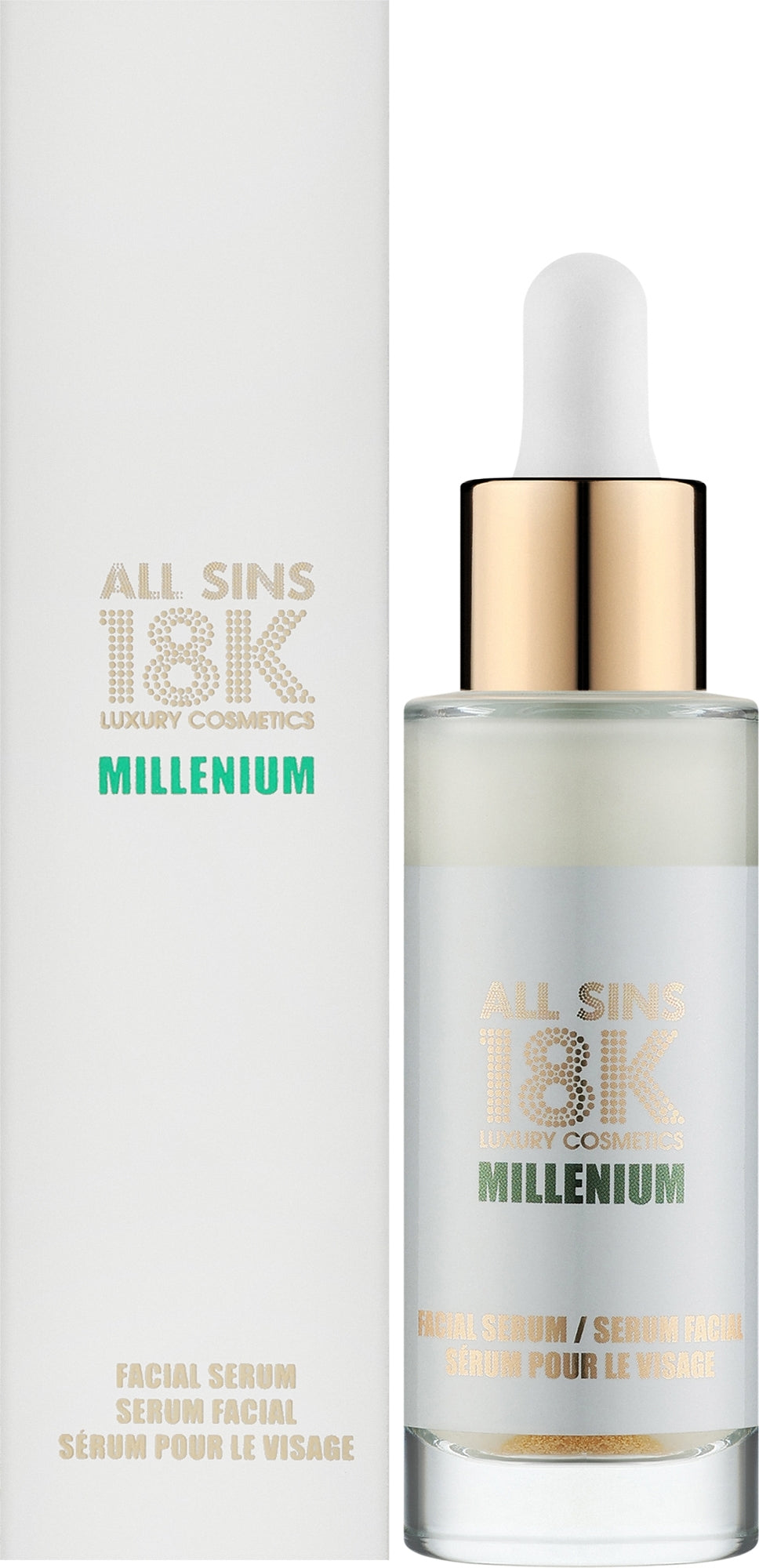 All Sins 18k Millenium Facial Serum Siero viso 30 ml